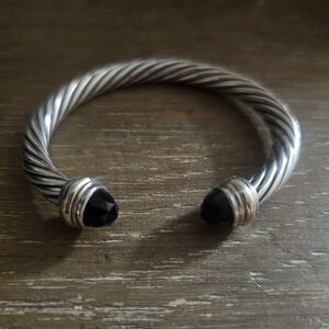 David Yurman Black Onyx Cuff Bracelet
